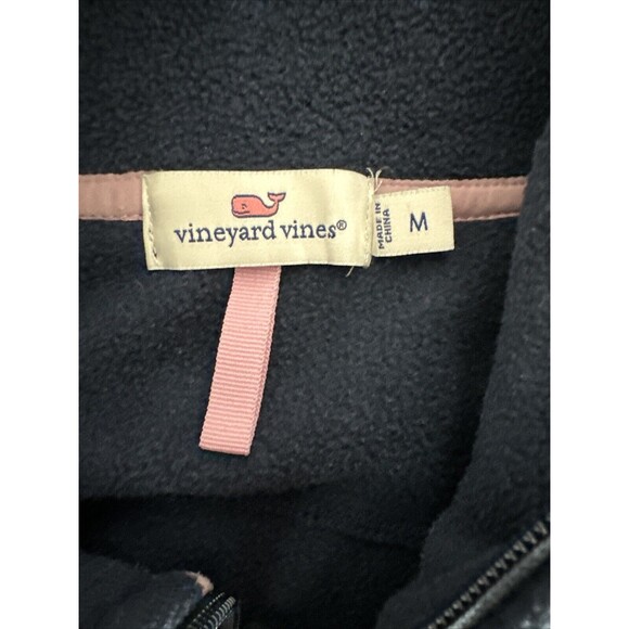 Vineyard Vines Vest Womens Medium Blue‎ Zip Fleece Martha's Vineyard Athleisure - Picture 5 of 8